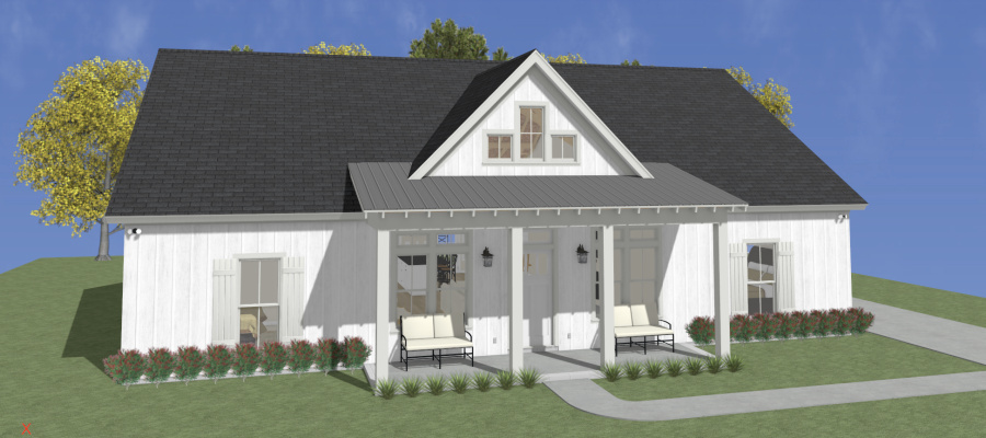 The Gracie Plan - Modern farmhouse home design